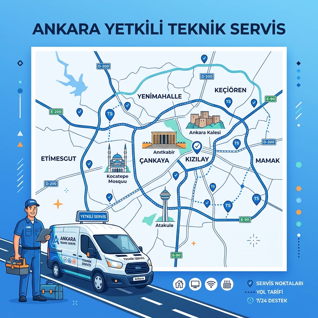 Ankara Teknik Servis Haritası