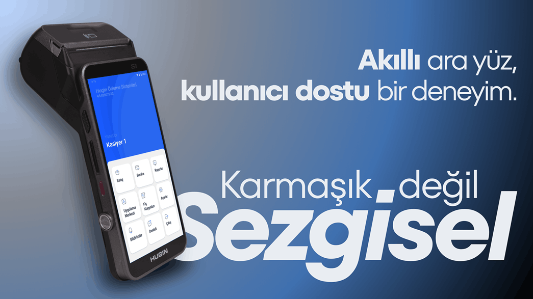 Hugin S1 Tüm Banka Uygulamaları ve Yemek Kartı Uyumu